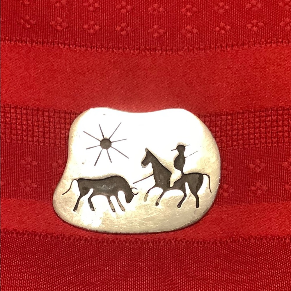 VARGAS STERLING BROOCH